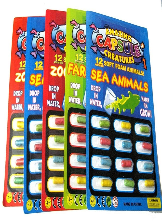 Royals Magic Animal Capsules Creatures Grow in Water Soft Perfect Activity for Kids (Pack of 2) Perfect for Kids Animal and Creature Learning, Novelty Return Gifts for Birthday Parties - Image 1